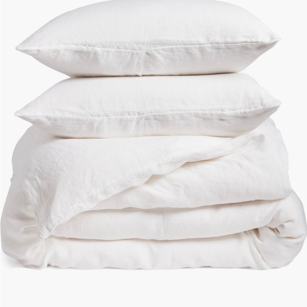 Nordstrom Linen Duvet Set 100% Linen